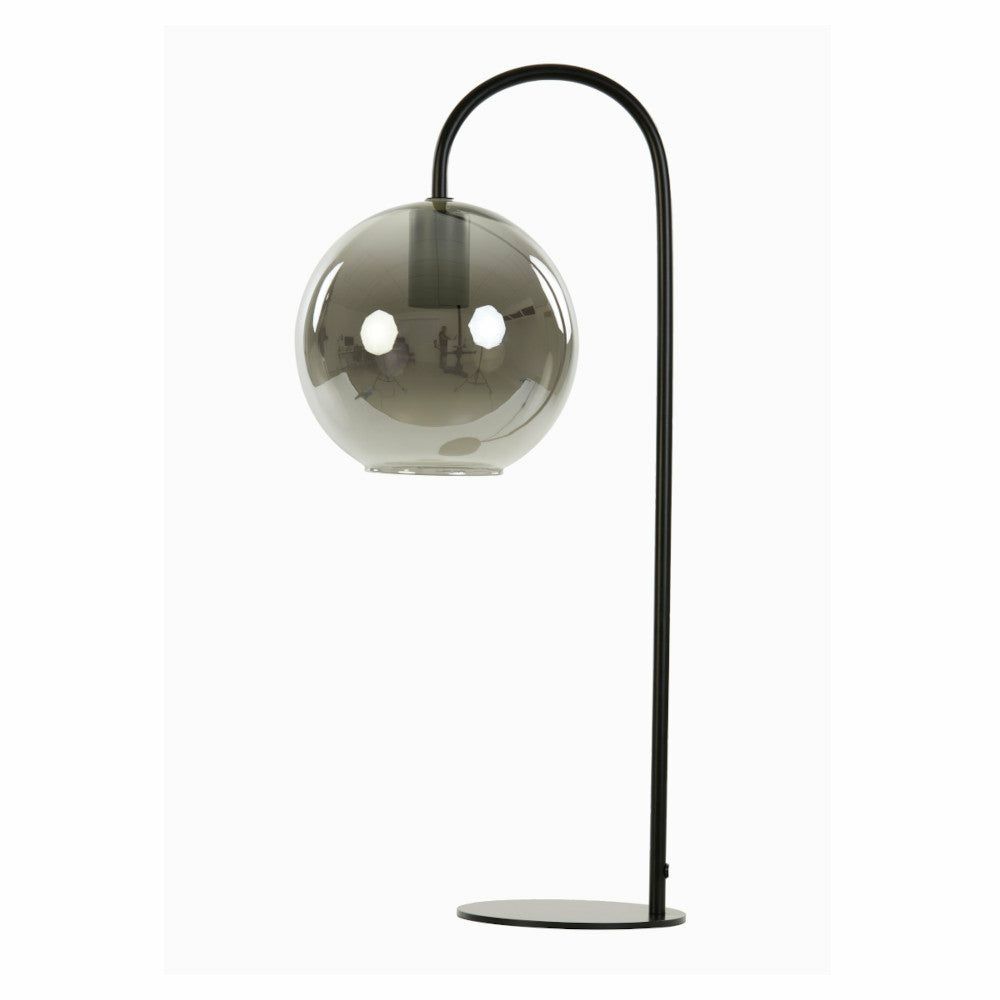 Table lamps & table lights | Table Lamp Subar Matt Black-Gray 28X20X60Cm Smoked Glass Lamps & Lights Table lamps & table lights