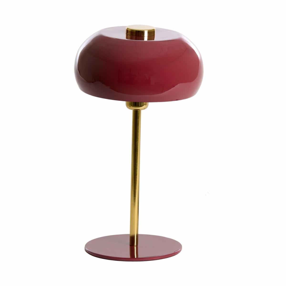 Table lamps & table lights | Table Lamp Surin Dark Red/Gold Ø23X40 Cm Lamps & Lights Table lamps & table lights