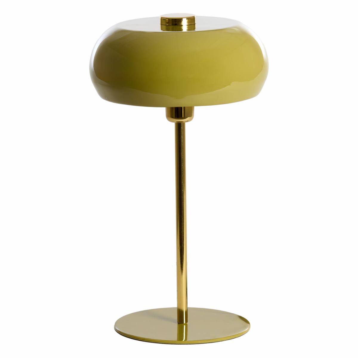 Table lamps & table lights | Table Lamp Surin Olive Green/Gold Ø26X47 Cm Lamps & Lights Table lamps & table lights