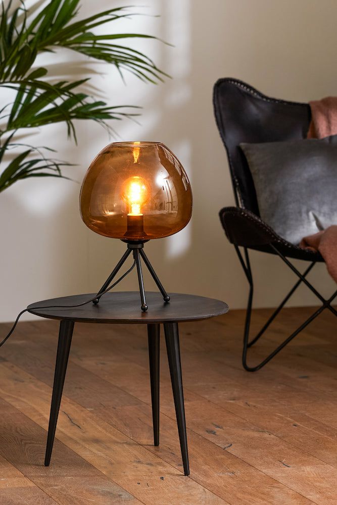 Table lamps & table lights | Table Lamp Tripod Mayson Orange, Ø30X43 Cm Lamps & Lights Table lamps & table lights