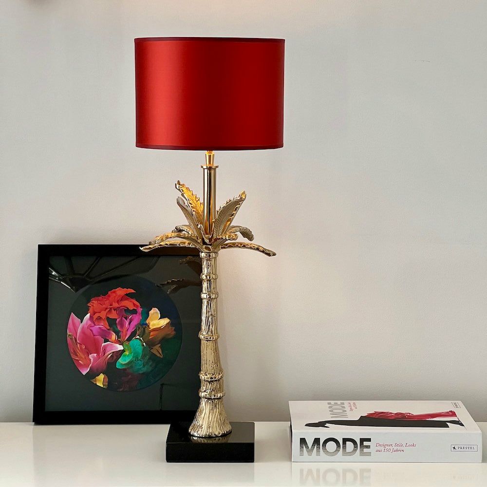 Table lamps & table lights | The Palm Table Lamp Gold-Red 71 Cm Lamps & Lights Table lamps & table lights