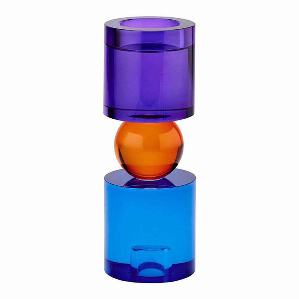 Tealight holder | Candle – Tealight Holder Sari In Blue, Orange, Purple Home Accessories Tealight holder