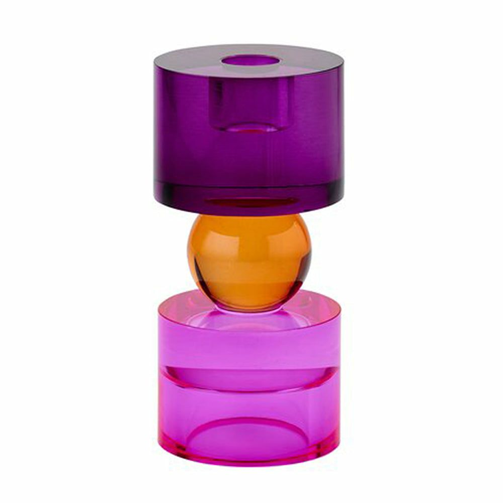 Tealight holder | Candle – Tealight Holder Sari In Pink, Orange, Purple Home Accessories Tealight holder