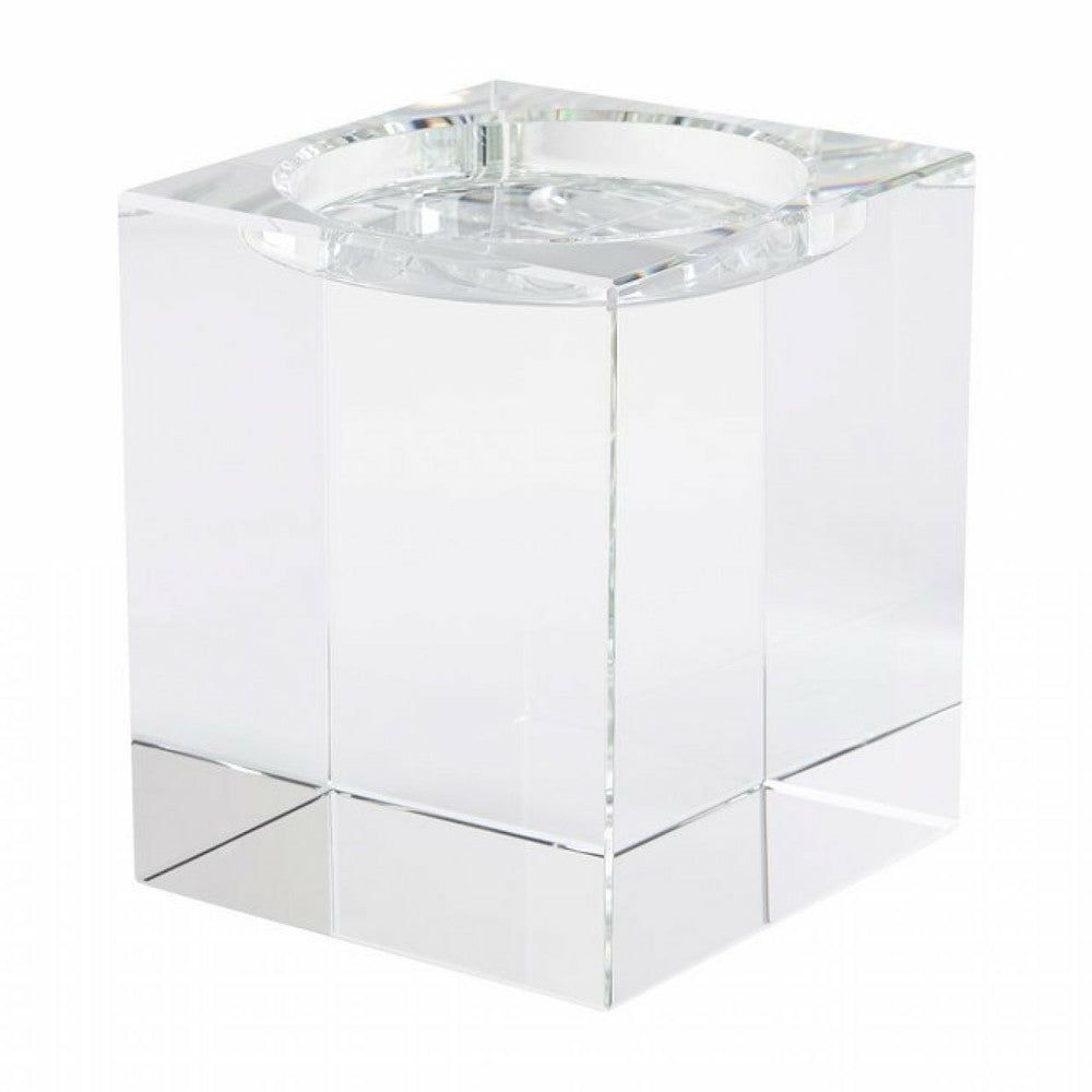 Tealight holder | Tealight Holder Dioptrics Crystal Glass Transparent Ø16.5Cm Home Accessories Tealight holder