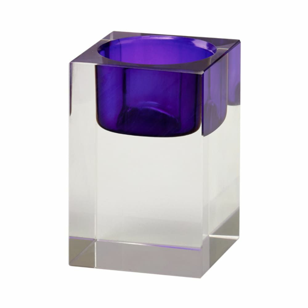 Tealight holder | Tealight Holder Sari S Purple 5X7.7X5Cm Home Accessories Tealight holder