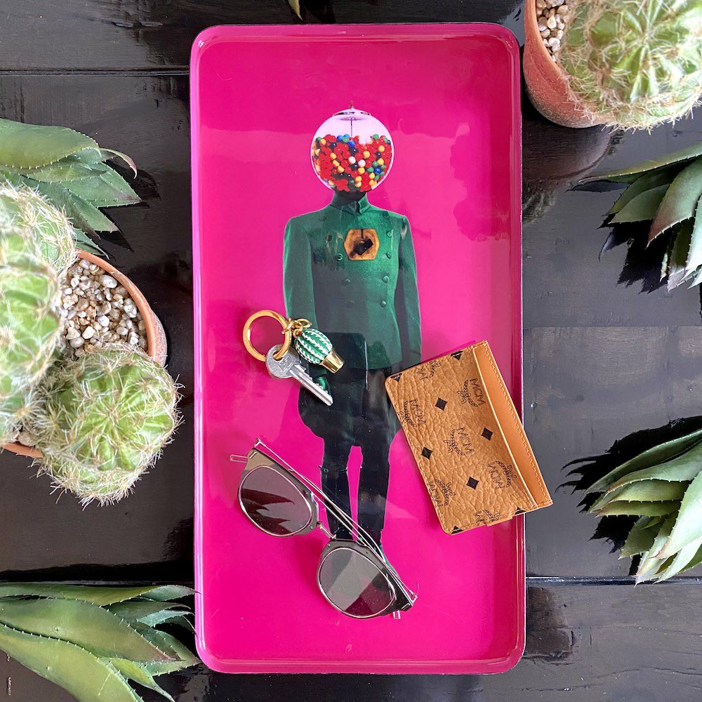 trays | Tray Captain Bombeck With Candy Head 20X40Cm Home Accessories trays