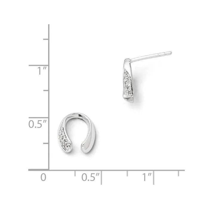 Earrings SS White Ice 06ct Diamond Earrings Goldia