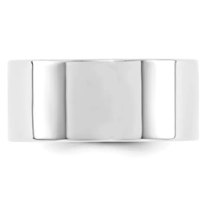Goldia Rings Solid 14K White Gold 10mm Standard Flat Comfort Fit MensWomens Wedding Band Ring Size 13 Goldia Rings Solid 14K White Gold 10mm Standard Flat Comfort Fit MensWomens Wedding Band Ring Size 13