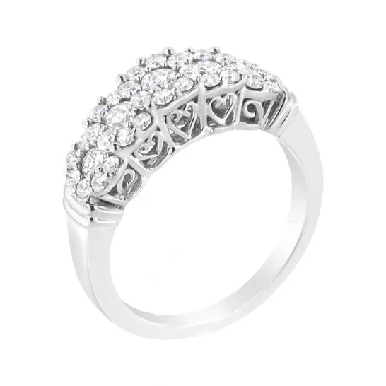 Rings JMS always Original Haus of Brilliance 925 Sterling Silver 1 cttw LabGrown Diamond Composite Engagement Band Ring FG Color VS2SI1 Clarity Size 7 Rings JMS always Original Haus of Brilliance 925 Sterling Silver 1 cttw LabGrown Diamond Composite Engagement Band Ring FG Color VS2SI1 Clarity Size 7