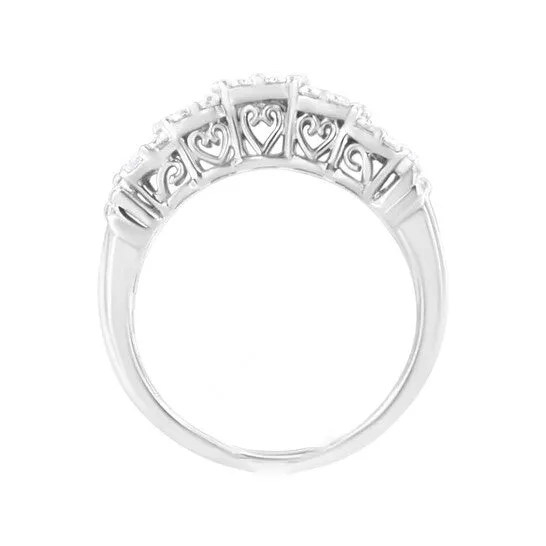 Rings JMS always Original Haus of Brilliance 925 Sterling Silver 1 cttw LabGrown Diamond Composite Engagement Band Ring FG Color VS2SI1 Clarity Size 7 Rings JMS always Original Haus of Brilliance 925 Sterling Silver 1 cttw LabGrown Diamond Composite Engagement Band Ring FG Color VS2SI1 Clarity Size 7