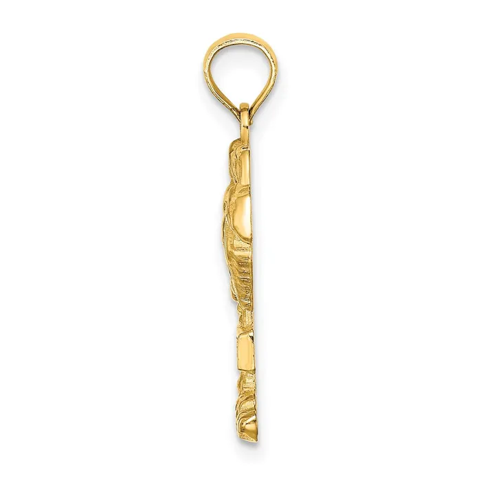 14k SANIBEL Palm Tree Charm TreasureFineJewelers Charm Necklaces