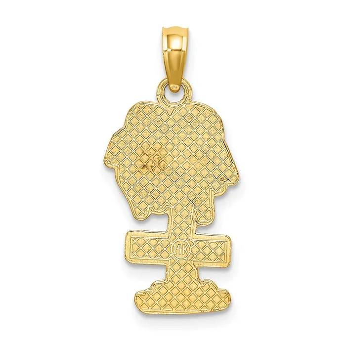 14k SANIBEL Palm Tree Charm TreasureFineJewelers Charm Necklaces