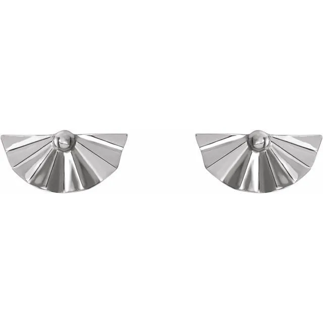 Sterling Silver Geometric Earrings TreasureFineJewelers Earrings