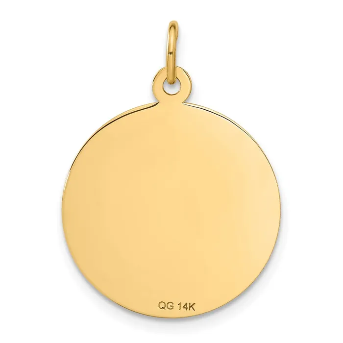 TreasureFineJewelers Charm Necklaces 14K HAPPY ANNIVERSARY Charm