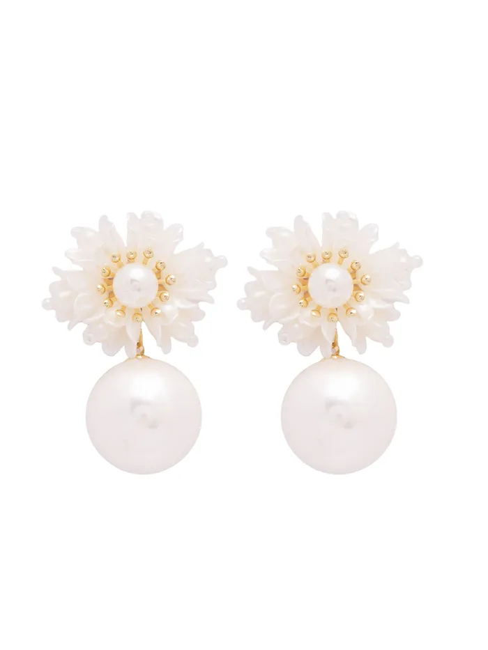 Earrings The Pearl Story Petunia Pearl Drop Earrings Curio Cottage Earrings The Pearl Story Petunia Pearl Drop Earrings Curio Cottage