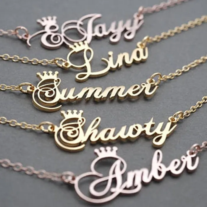KHLOE JEWELS Custom Jewelry Necklaces Royale Crown Custom Necklace