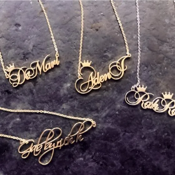 KHLOE JEWELS Custom Jewelry Necklaces Royale Crown Custom Necklace