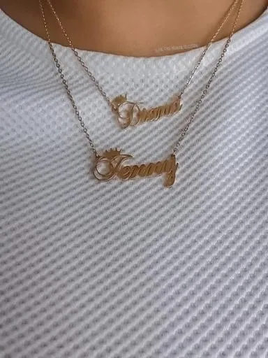 KHLOE JEWELS Custom Jewelry Necklaces Royale Crown Custom Necklace