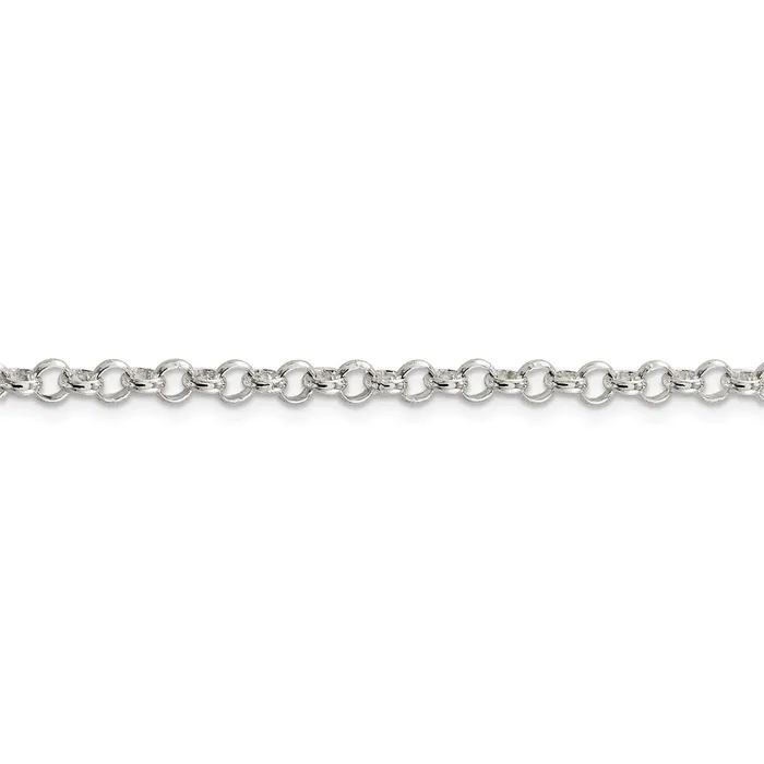 Rings WB Choice Jewelry Sterling Silver 4mm Rolo ChainWBCQFC7528 Rings WB Choice Jewelry Sterling Silver 4mm Rolo ChainWBCQFC7528