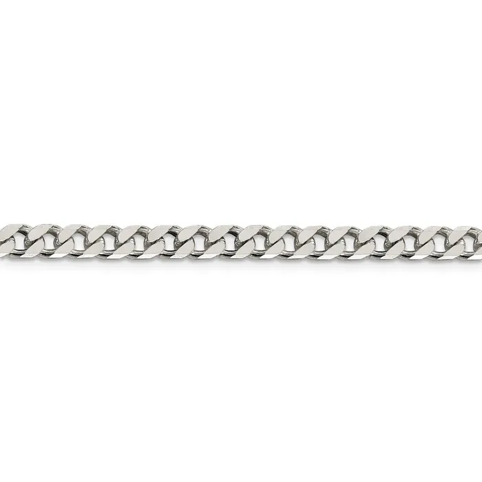 Rings WB Choice Jewelry Sterling Silver Polished 5mm Curb ChainWBCQFC14720