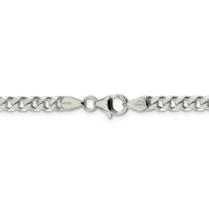 Rings WB Choice Jewelry Sterling Silver Polished 5mm Curb ChainWBCQFC14720