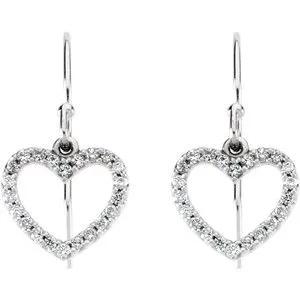 WB Choice Jewelry Earrings 14K White 15 CTW Diamond Heart Earrings671368440901PSTWBC WB Choice Jewelry Earrings 14K White 15 CTW Diamond Heart Earrings671368440901PSTWBC