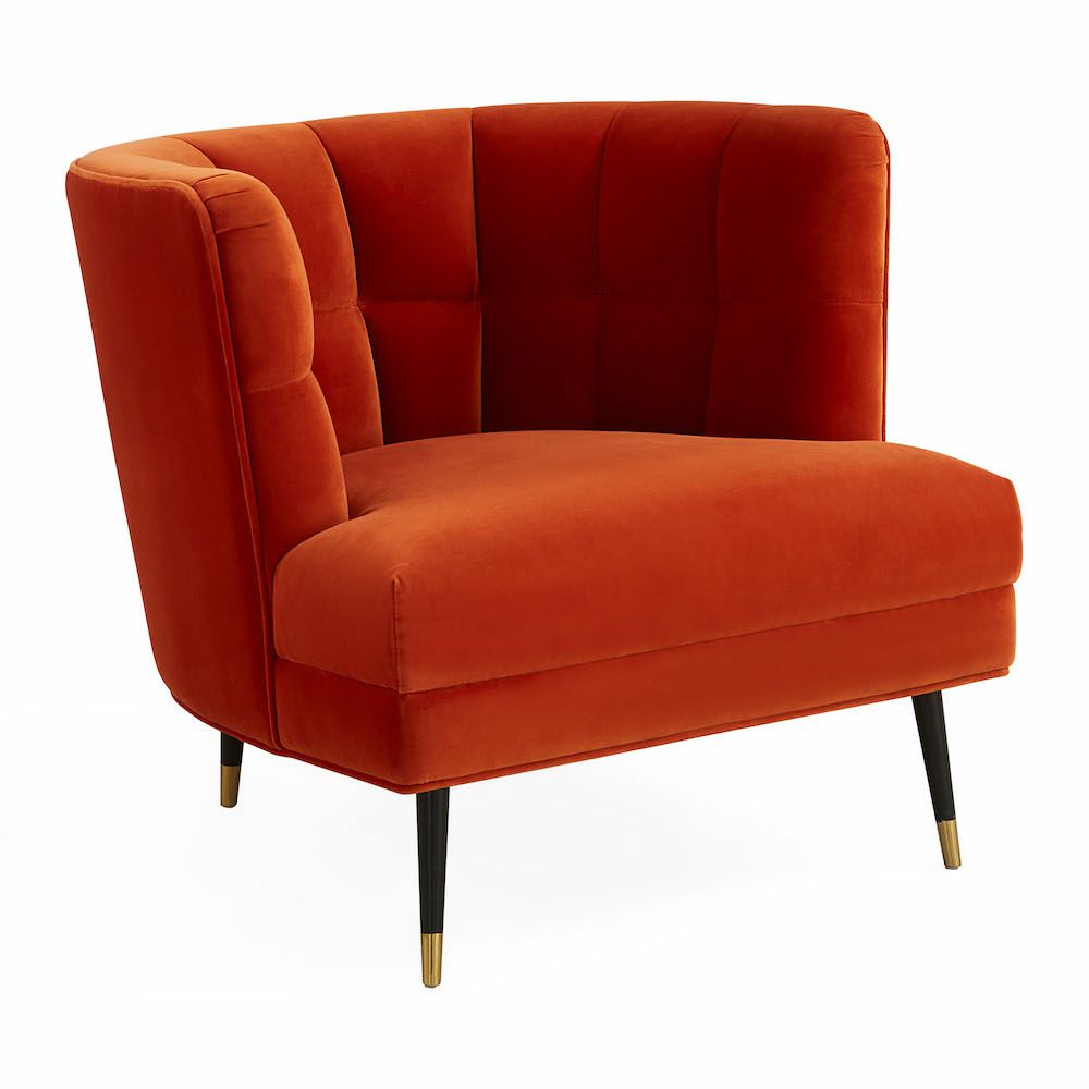 Armchairs & Lounge chairs | Armchair Draper Club Chair, Orange Armchairs & Lounge chairs Armchairs & Lounge chairs