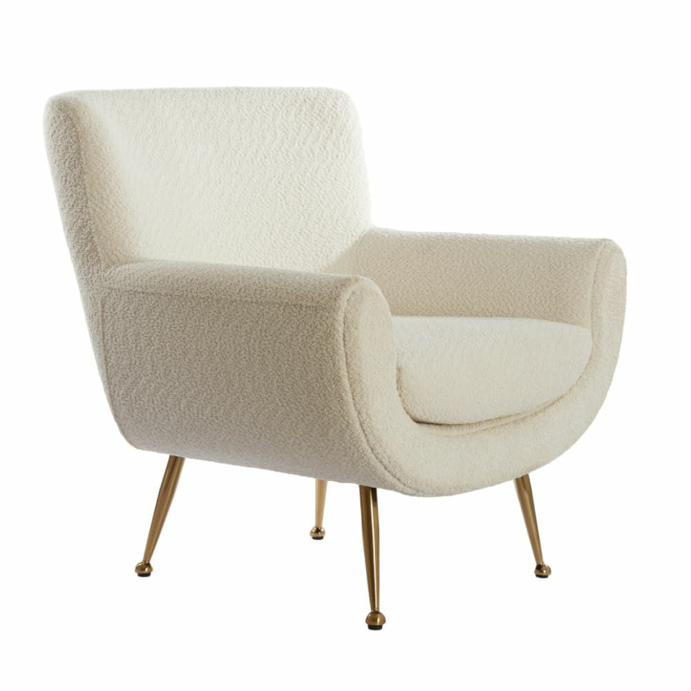 Armchairs & Lounge chairs | Armchair Vinstra 79X76X79 Cm Bouclé Cream White Armchairs & Lounge chairs Armchairs & Lounge chairs