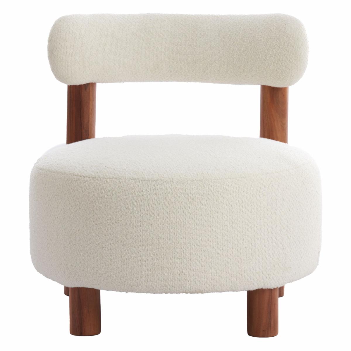 Armchairs & Lounge chairs | Living Room Armchair Ferentino Acacia Wood With Bouclé Fabric Armchairs & Lounge chairs Armchairs & Lounge chairs