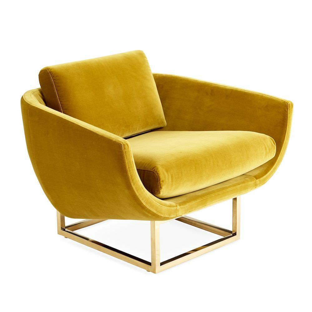 Armchairs & Lounge chairs | Lounge Chair Beaumont, Velvet, Ocher Armchairs & Lounge chairs Armchairs & Lounge chairs