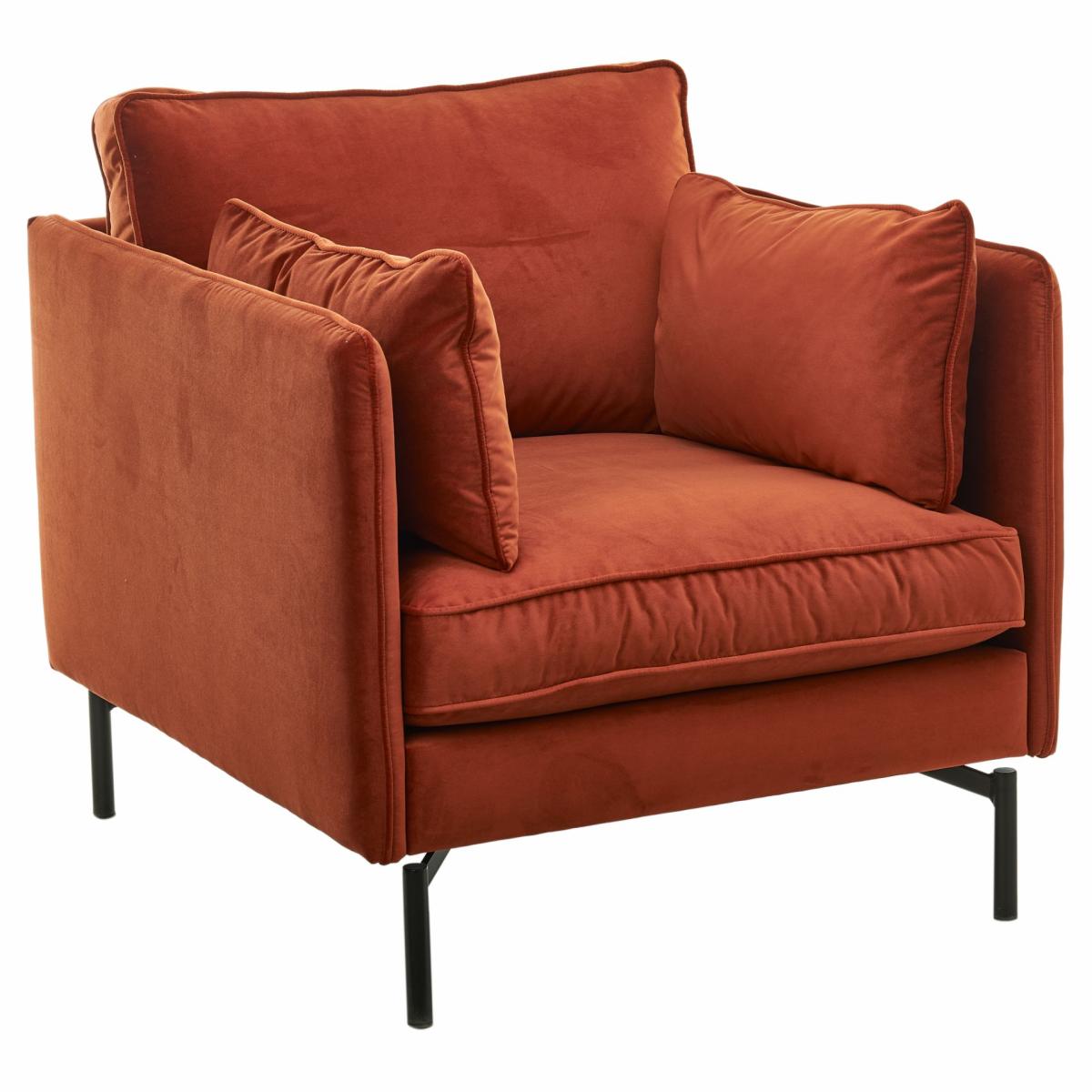 Armchairs & Lounge chairs | Lounge Chair Ppno.2 Velvet, Red Armchairs & Lounge chairs Armchairs & Lounge chairs