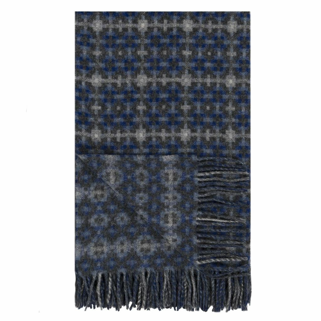 Blankets & Plaids | Merino Wool Blanket Pembroke Cobalt Blankets & Plaids Blankets & Plaids