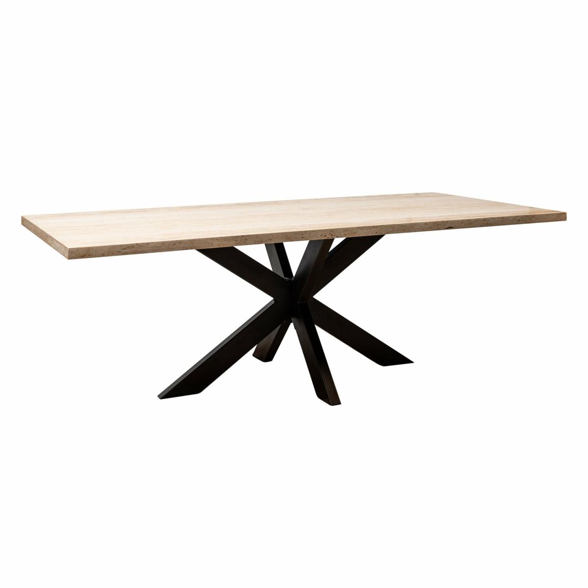 Dining tables | Avalon Dining Table Made Of Travertine, Black With Bronze Shimmer Dining tables Dining tables