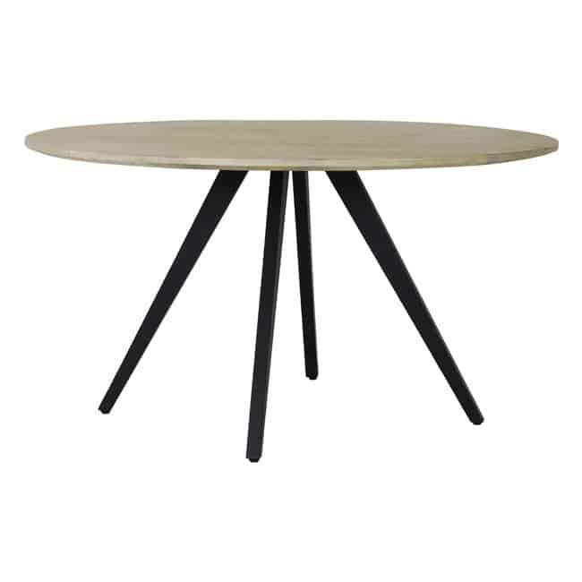 Dining tables | Dining Table Magnifera Mango Wood – Black Ø140X78 Cm Dining tables Dining tables