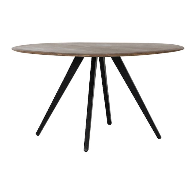 Dining tables | Dining Table Mimoso Acacia Wood – Black Ø120X78 Cm Dining tables Dining tables