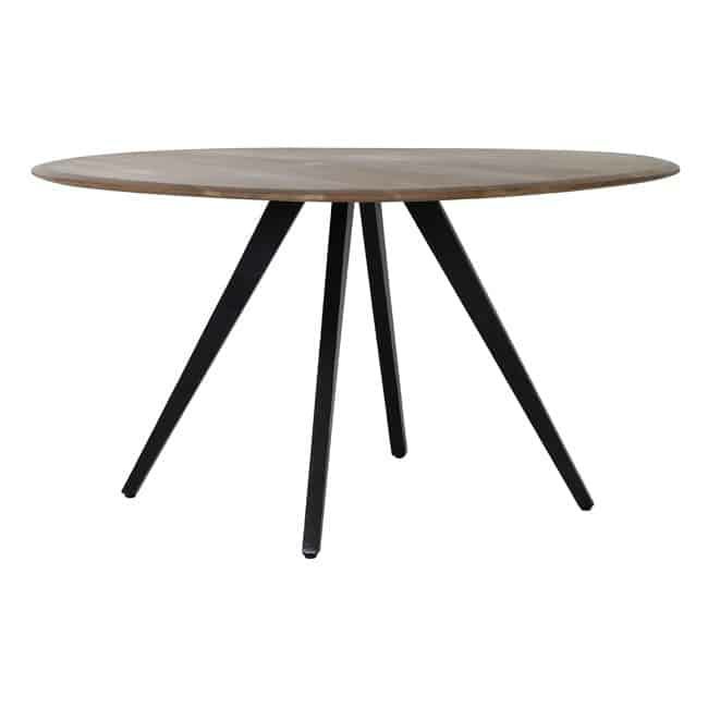 Dining tables | Dining Table Mimoso Acacia Wood – Black Ø140X78 Cm Dining tables Dining tables