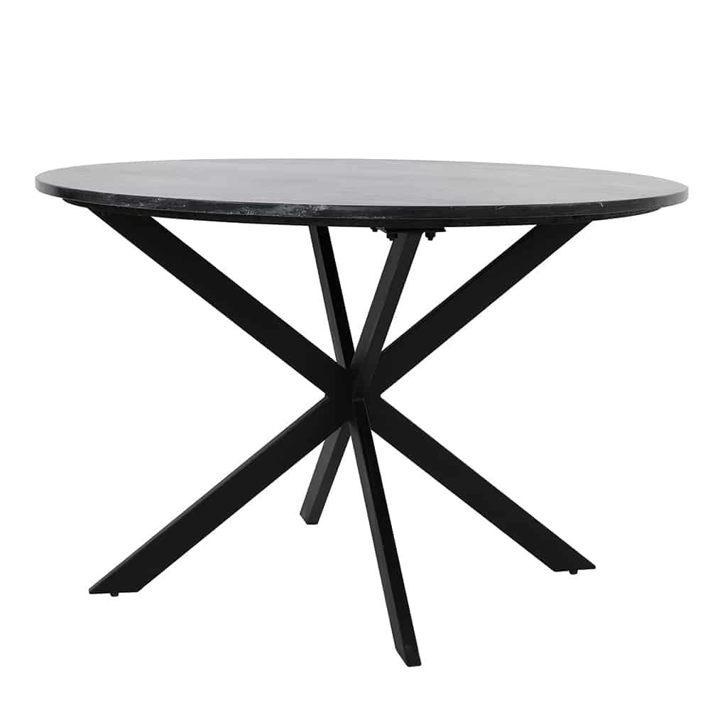 Dining tables | Dining Table Tomochi Marble Black+Black Ø120X78 Cm Dining tables Dining tables