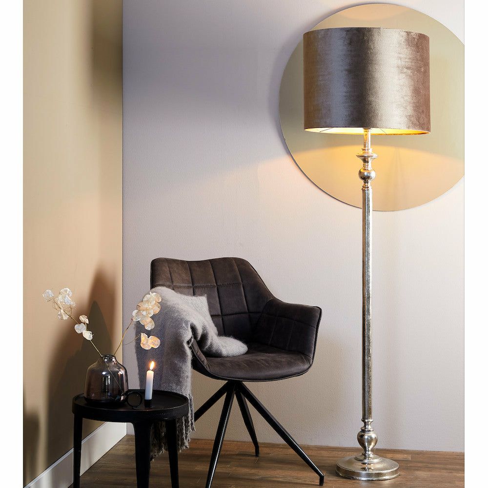 Floor lamps | Bago Floor Lamp, Zinc Taupe H170Cm Floor lamps Floor lamps