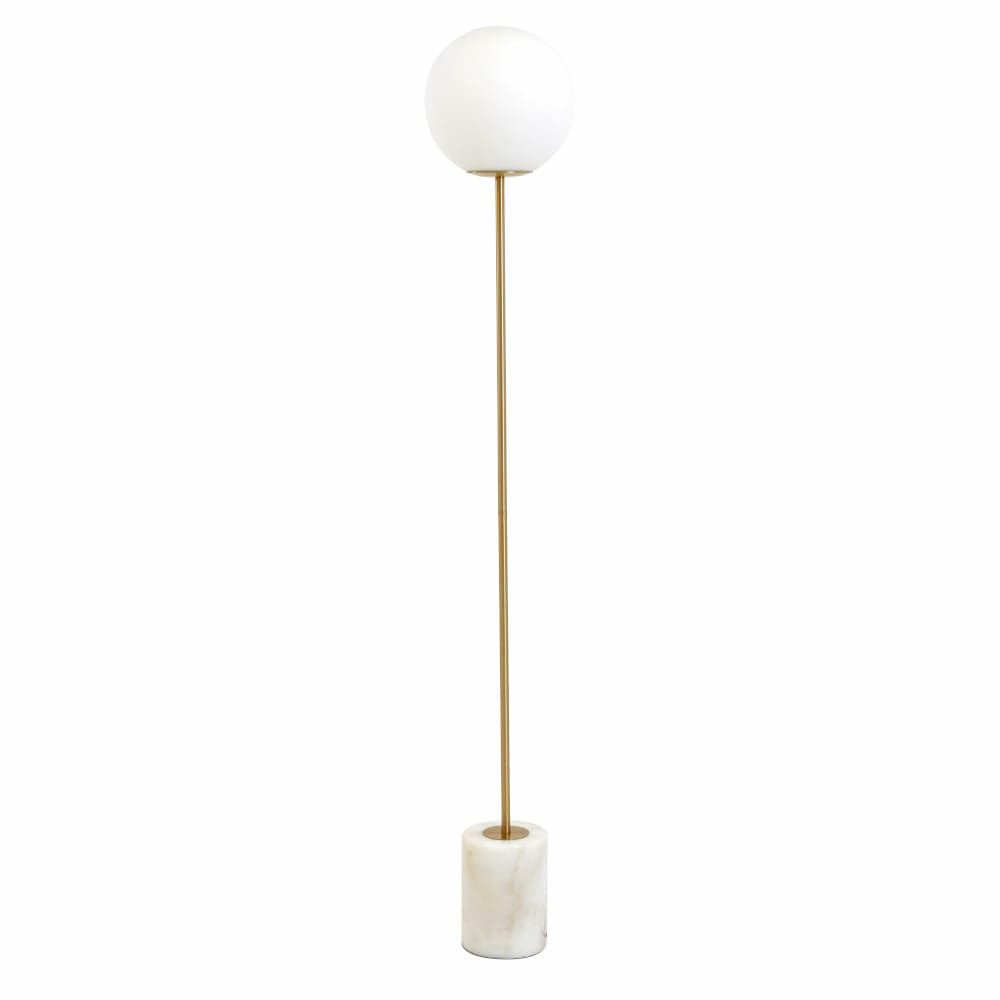 Floor lamps | Floor Lamp Medina, Antique Bronze + Marble 25X156 Cm Floor lamps Floor lamps