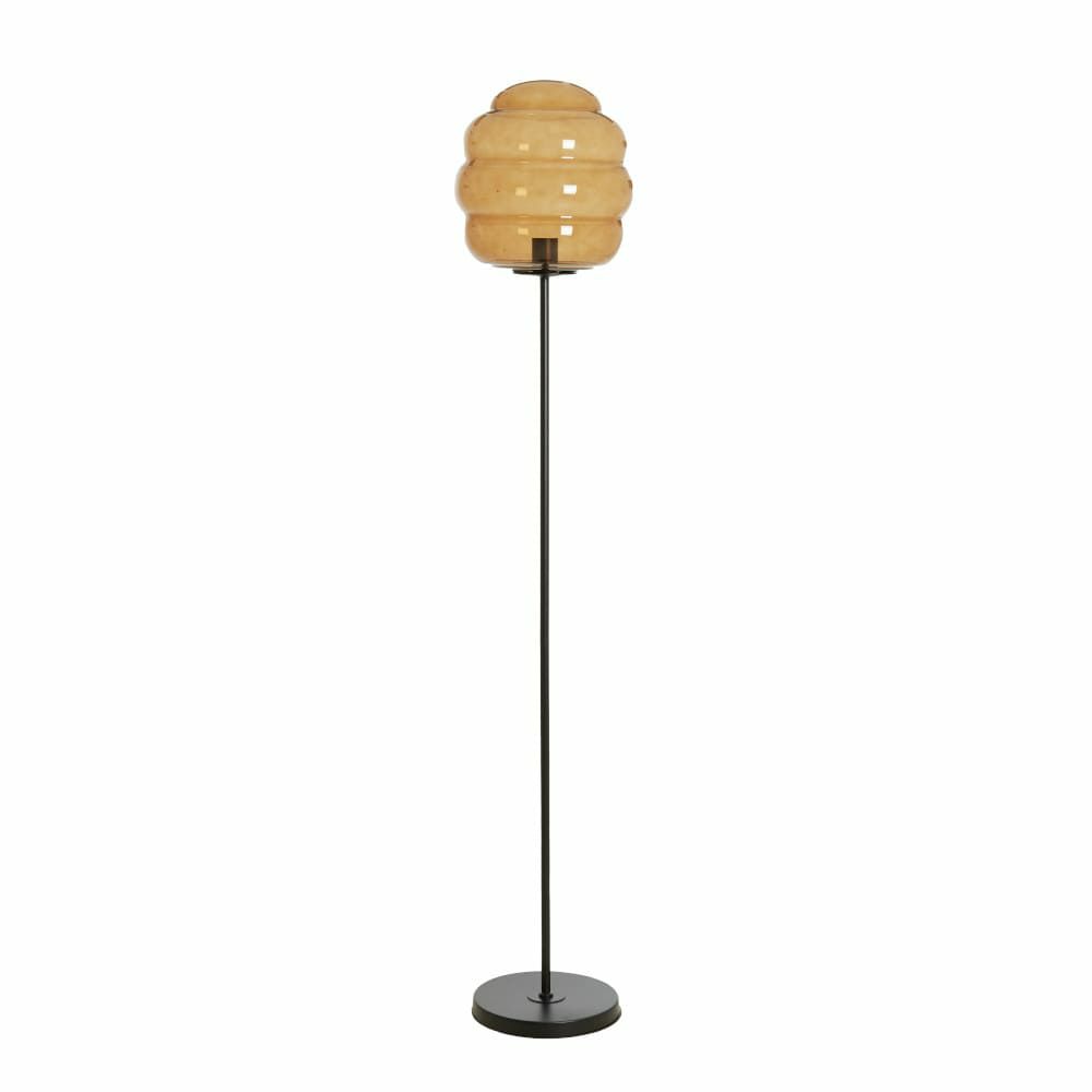 Floor lamps | Floor Lamp Misty Brown Smoked Glass Ø30X160Cm Floor lamps Floor lamps