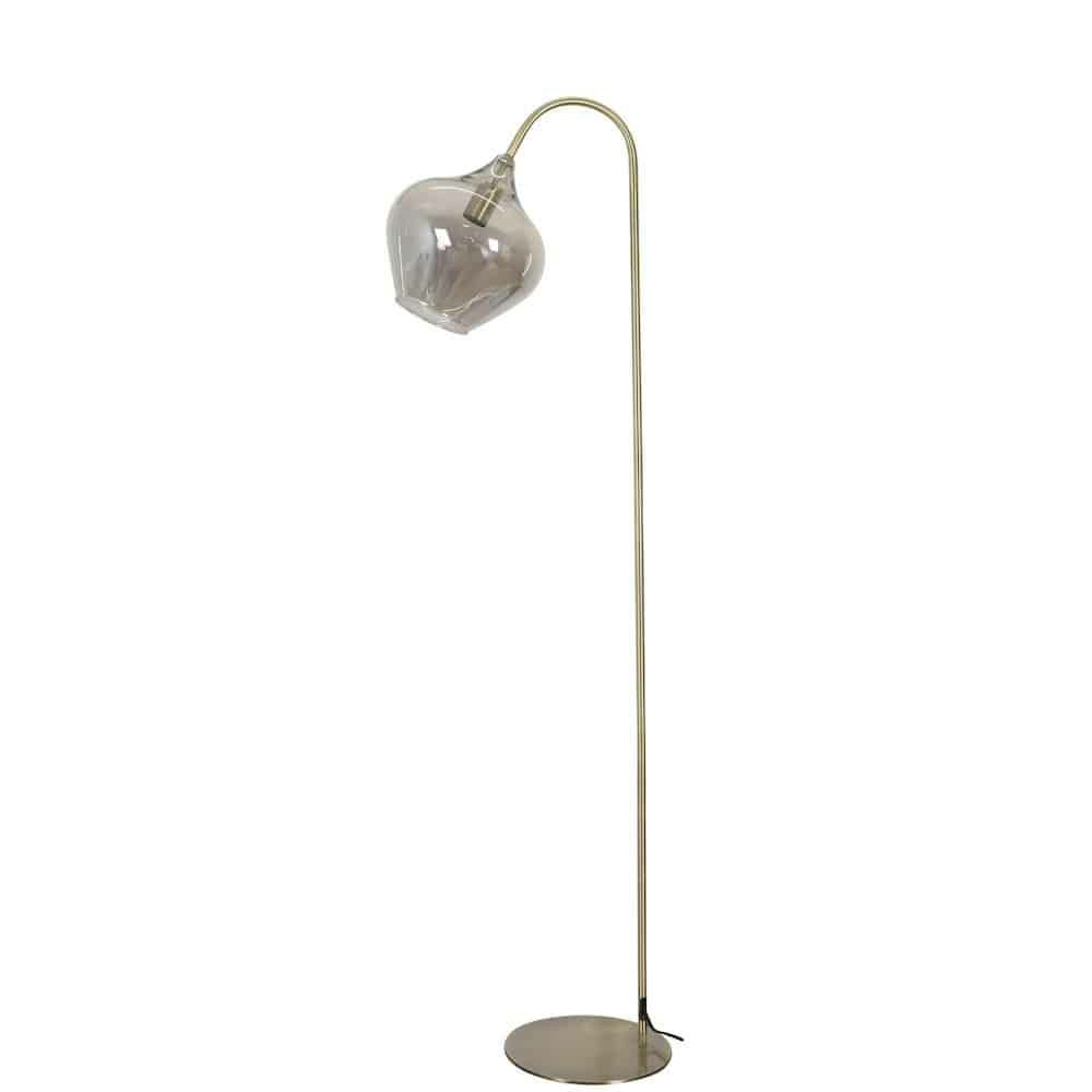 Floor lamps | Floor Lamp Rakel Antique Bronze+Smoke 28X45X160 Cm Floor lamps Floor lamps