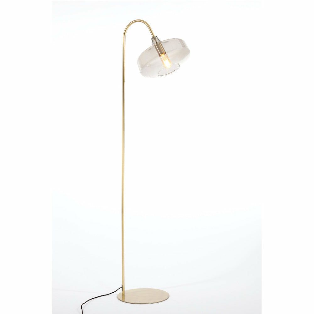 Floor lamps | Solna Floor Lamp Antique Bronze + Smoked Glass Floor lamps Floor lamps