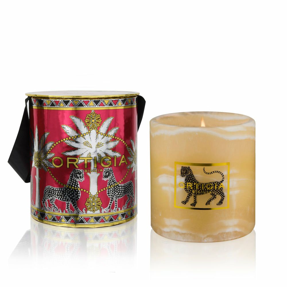 Home fragrances & scented candles | Alabaster Scented Candle Ambra Nera, 250G Wax Home Accessories Home fragrances & scented candles