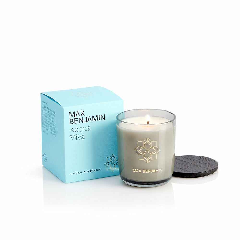 Home fragrances & scented candles | Max Benjamin Scented Candle Acqua Viva 210G Home Accessories Home fragrances & scented candles