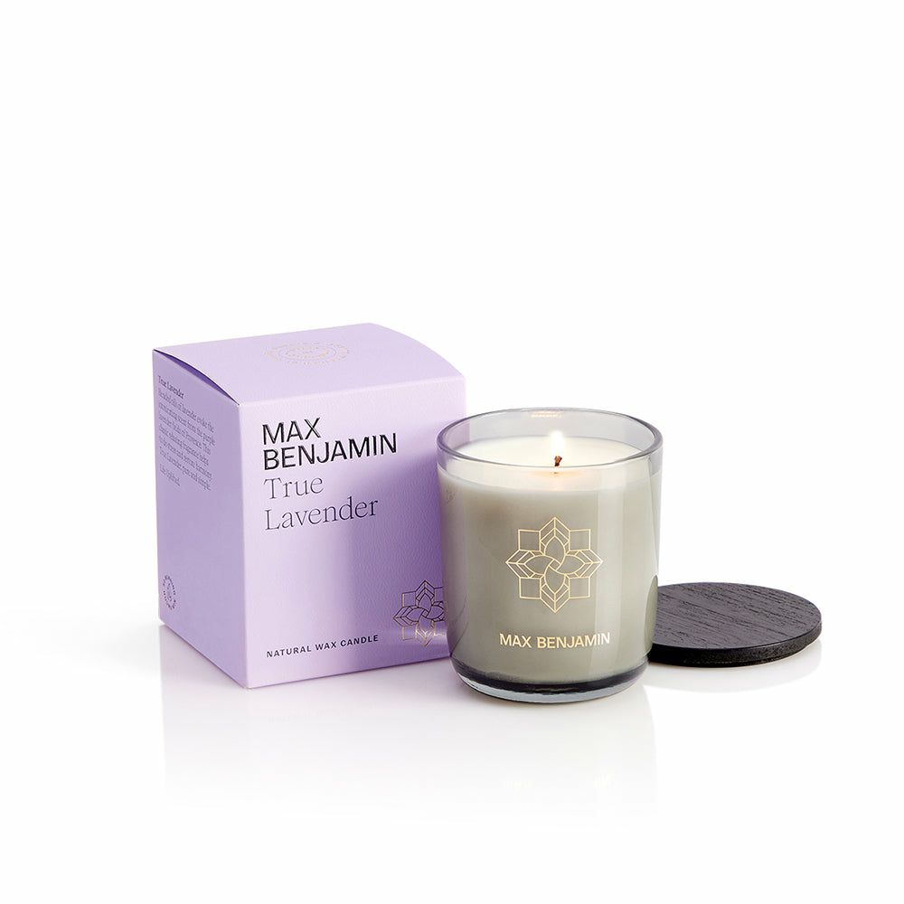 Home fragrances & scented candles | Max Benjamin Scented Candle True Lavender 210G Home Accessories Home fragrances & scented candles