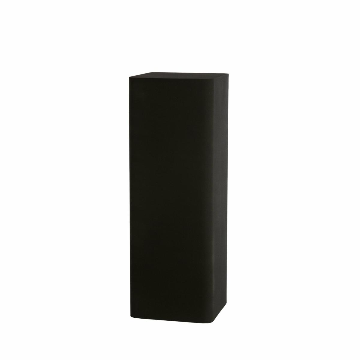 Pillars & Chests | Column Alurio Matt Black 30,5X30,5X80 Cm Furniture Pillars & Chests