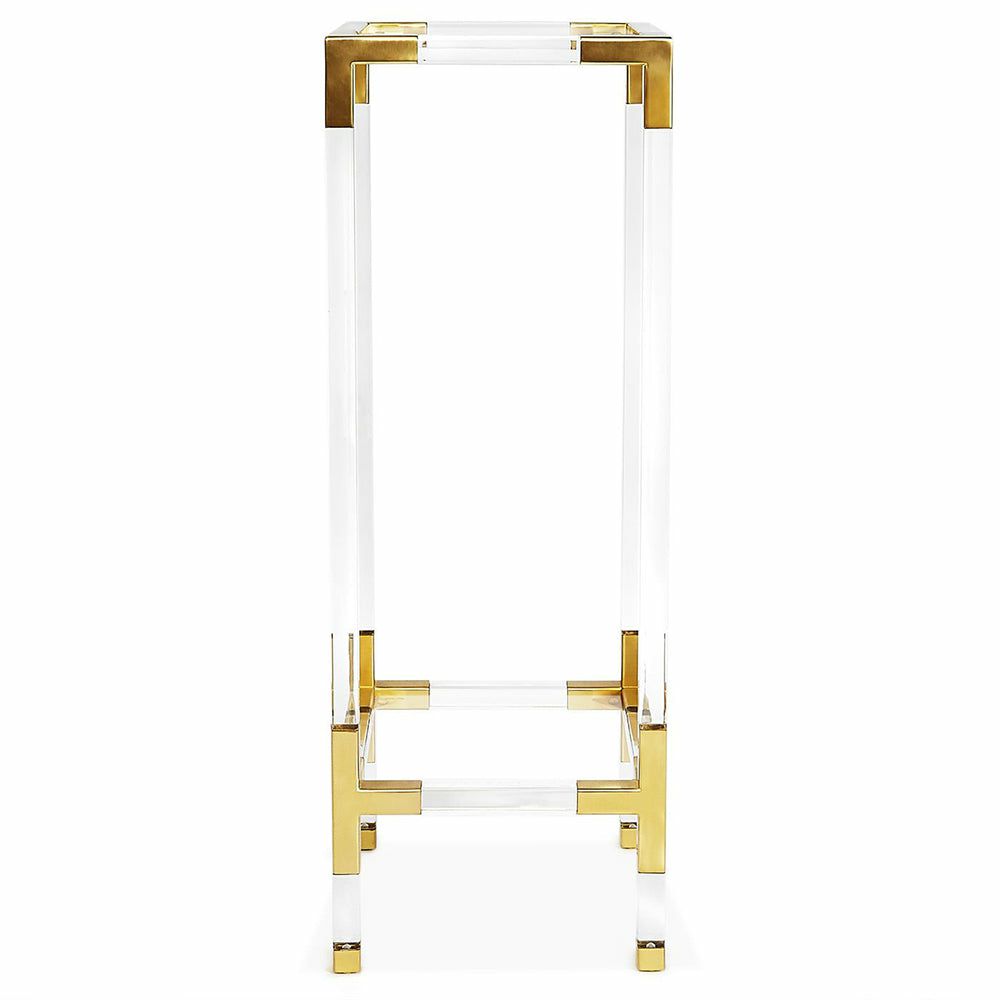 Pillars & Chests | Column Jacques Pedestal Gold, Transparent Furniture Pillars & Chests