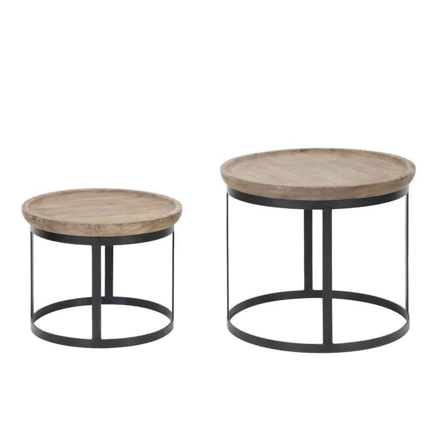 Side tables | Machala Side Table Wood-Black Set Of 2 Furniture Side tables