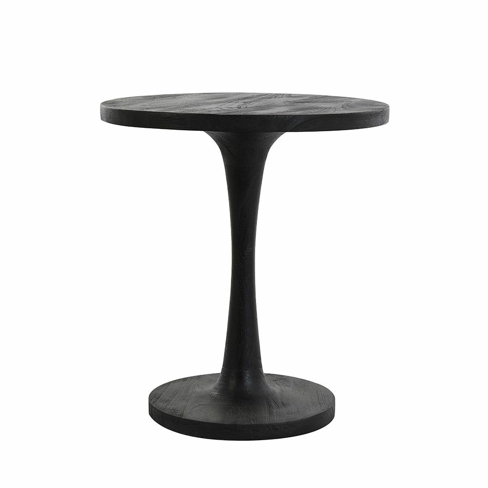 Side tables | Side Table Bicaba Wood Black Ø50X55 Cm Furniture Side tables