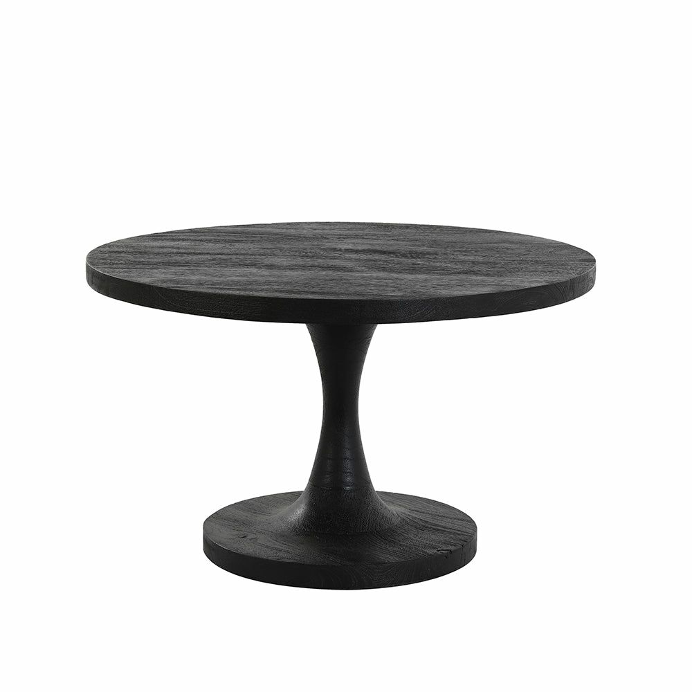 Side tables | Side Table Bicaba Wood Black Ø60X36 Cm Furniture Side tables